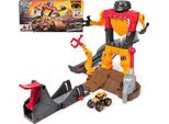 Monster Jam Smash & Bash Smashbot Con Lanciatore, Esclusivo Monster Truck In Scala 1:64, Robot Riparabile Di 38,1 Cm, Giocattolo Per Bambini E Bambine A Partire Dai 3 Anni Di Età