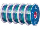Filamento Pla 3D Silk, 1 Kg, Materiale Biodegradabile, Colore Arcobaleno