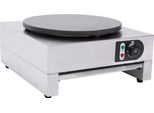 Macchina Per CrêPe, Temperatura Regolabile, Superficie Antiaderente, Argento