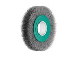 Lessmann Draht-RundbüRste (GrüN) Inox-Draht 0,30 Mm, BüRsten-⌀Xbesatzbreite: 178X32 Mm (355363)