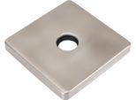 4 Pollici Quadrato Braccio Doccia Copertura 304 In Acciaio Inox Piatto Di Copertura Soffione Doccia Per Fisso Doccia Braccio Vasca Rubinetto Spazzolato