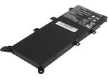 Avizar, Batteria Di Ricambio Li-Polymer 5000Mah 7,6V Per Asus Vivobook 4000 Laptop, Nero