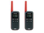 Trasmettitore Radio Portatile Pmr Pni Decross DC63, 446 Mhz, 0,5 W, 16 Canali, 1000 Mah Nimh, Ipx4, Set Di 2 Pezzi