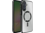 Avizar, Cover Magsafe Galaxy A56 Con Cornice Cromata, Nero