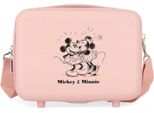 Disney Mickey E Minnie Kisses Valigetta Trucco In Abs Adattabile