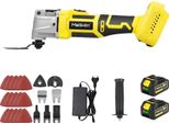Utensile Multifunzione Oscillante, Motore Brushless, Livelli Di Velocità Regolabili, 2 Batterie Da 15000Mah