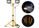 Jayseuw 50W Led Proiettore Da Costruzione Proiettore Da Esterno Luce Da Lavoro Faro Da Costruzione IP66 Impermeabile Bianco Freddo