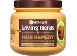 Garnier - Loving Blends - Maschera Per Capelli - Olio Di Avocado E Burro Di Karité - Ultra-Nutriente - Capelli Mossi E Ricci - 340 Ml - 1 Pezzo