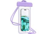 Force Case, Custodia Impermeabile IPX8 Per Smartphone Con Cinturino, Viola