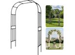 Arco Per Rose Da Giardino 2400X1500X400Mm - Traliccio Per Rose Ad Arco - Supporto Per Piante Da Giardino Rampicanti