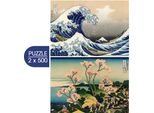 Grafika Puzzle Hokusai Art 500 Pezzi - Puzzle Per Adulti Arte Giapponese