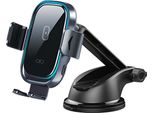 Force Power, Supporto Per Telefono Cellulare Da Auto 15 W Qi Braccio Regolabile Senza Fili, Nero