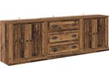 Syfax™ Sideboards Con Cassetto 3 Pcs Legno Vecchio 70 X 35,5 X 67,5 Cm