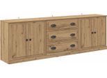 Syfax™ Sideboards 3 Pcs Rovere Artigianale 70 X 35,5 X 67,5 Cm
