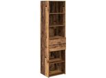 Syfax™ Credenza Legno Vecchio 50 X 42,5 X 185 Cm Legno Multistrato