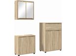 Syfax™ Set Di Mobili Per Il Bagno Con Cassetto 3 Pcs Rovere Sonoma