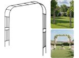 Arco Per Rose Da Giardino 2400X2500X400Mm - Arco E Traliccio Per Rose - Supporto Per Arrampicata In Giardino