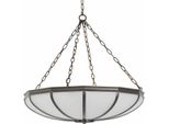 Casa Padrino Lampadario Bronzo / Bianco 80 Cm - Mobili - Interni