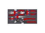 Knipex 00 20 01 V15 Zangen-Set In Schaumstoffeinlage 4-Teilig )