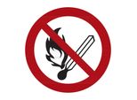 Verbotszeichen Feuer, Offenes Licht Und Rauchen Verboten, Typ: 04300 ; Nvent Hoffman (F170.08.107)