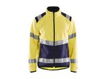 BlakläDer Warnschutz-Softshell-Jacke, Gelb / Marineblau, Unisex-GrößE: M (487725163389M)
