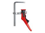 Bessey Gtrh 160/60 Ganzstahl-Tischzwinge Aus Stahl Mit Spannweite Von 160 Mm Und Ausladung Von 60 Mm (Hebelgriff) (GTR16S6H)