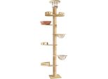 Albero Per Gatti, Regolabile In Altezza, Design A Più Strati, 1