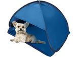 Tenda Da Spiaggia Pop-Up A Conchiglia - Tenda Portatile Di Protezione Solare Per Campeggio Picnic Resistente Ai Raggi Uv E Antivento - Blu