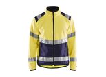 BlaklÄDer Warnschutz-Softshell-Jacke, Gelb / Marineblau, Unisex-GrößE: 2XL (487725163389XXL)