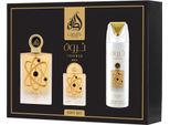 Zestaw Lattafa Tharwah Gold Edp 100Ml + Edp 20Ml + Deodorante 200Ml