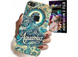 Custodia Per Huawei P10 Lite - Segno Zodiacale, Acquario, Retro Astronomico