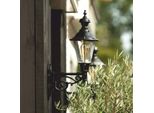Casa Padrino Applique Da Esterno In Stile Liberty Nero Opaco H. 56 Cm - Illuminazione Per Esterni