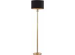 Casa Padrino Lampada Da Terra Barocca Ottone Con Patina / Nero H. 172 Cm - Lampade Da Terra In Stile Barocco