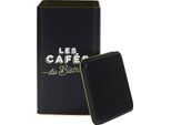 Howhomely | Barattolo Per Caffè - Barattolo Per Caffè - 11 X 11 X 19 Cm - 2 L - Nero - Contenitore Per Caffè - Metallo