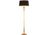 Casa Padrino Lampada Da Terra Art Nouveau Oro / Marrone / Nero H. 177 Cm