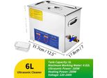 Pulitore A Ultrasuoni, Controllo Digitale, Applicazioni Versatili, 6L-180W-220V, Eu