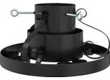 Vidaxl Supporto Per Albero Di Natale Nero 40 X 40 X 21 Cm In Acciaio