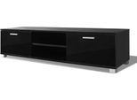 Syfax™ Mobile Porta Tv Nero Lucido 140X40,5X35 Cm