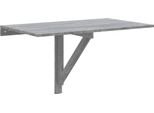 Syfax™ Tavolino Muro Pieghevole Grigio Sonoma 100X60X56 Cm Multistrato