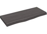 Syfax™ Ripiano Marrone Scuro 100X40X(2-6) Cm Massello Rovere Trattato