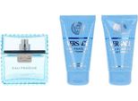 Spray Edt 50Ml/Gel Bagno E Doccia 50Ml/Balsamo Dopobarba 50Ml Versace Eau Fraiche Giftset
