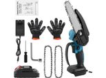 Motosega Elettrica, Design Portatile, Taglio Efficiente, Con 1Xbatteria