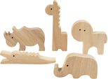 Animali Da Safari In Legno, 10 Pezzi, Altezza 3 - 14,5 Cm, Spessore 2,2 Cm