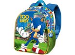 Sonic The Hedgehog Easy 3D Zaino 30 Cm