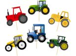 Toppers Pickers Traktoren Farm Village 6 Pezzi.