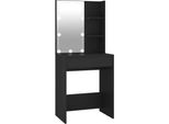Syfax™ Toeletta Con Led Nero 60X40X140 Cm