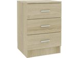 Syfax™ Comodino Rovere Sonoma 38X35X56 Cm In Legno Multistrato