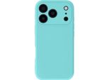Avizar, Iphone 17 Pro Custodia In Silicone Soft-Touch Serie Smoothgrip, Blu Turchese