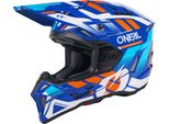 Casco O'neal EX-SRS Dust Blu/Arancione L (59/60 Cm)