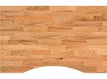 Syfax™ Piano Scrivania Marrone Chiaro 80X50X2,5 Cm In Rovere Massello